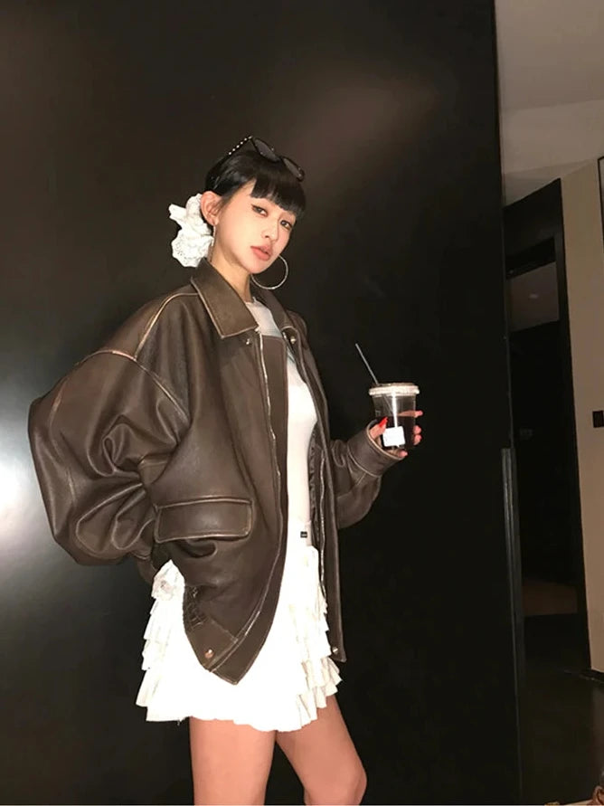 𝘽𝙧𝙤𝙬𝙣 𝙡𝙚𝙖𝙩𝙝𝙚𝙧 𝙟𝙖𝙘𝙠𝙚𝙩