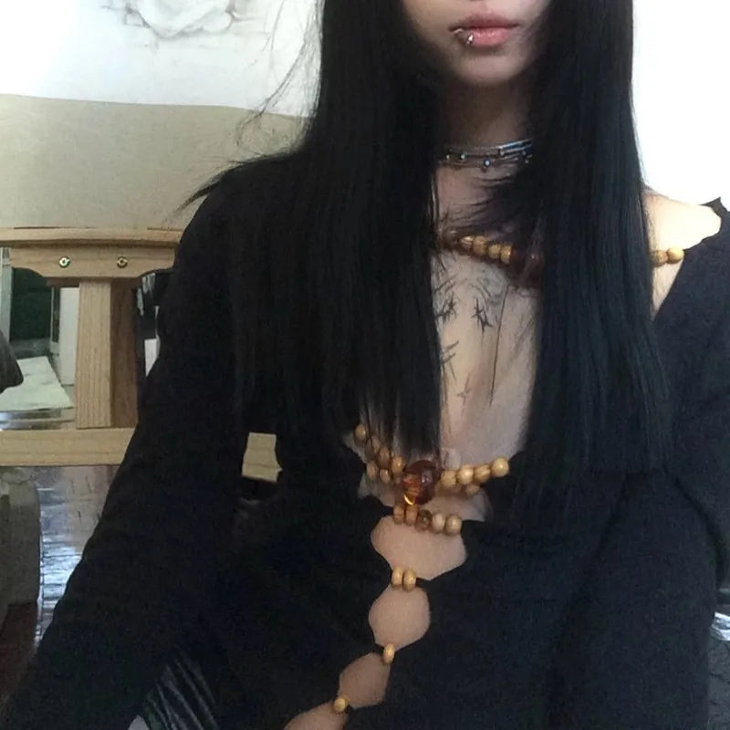 𝙀-𝙂𝙞𝙧𝙡 𝘽𝙚𝙖𝙙𝙚𝙙 𝘾𝙪𝙩-𝙊𝙪𝙩 𝙏𝙤𝙥