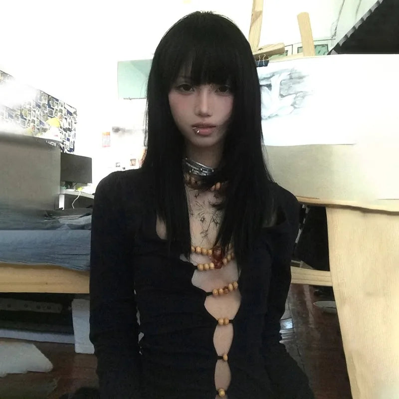 𝙀-𝙂𝙞𝙧𝙡 𝘽𝙚𝙖𝙙𝙚𝙙 𝘾𝙪𝙩-𝙊𝙪𝙩 𝙏𝙤𝙥