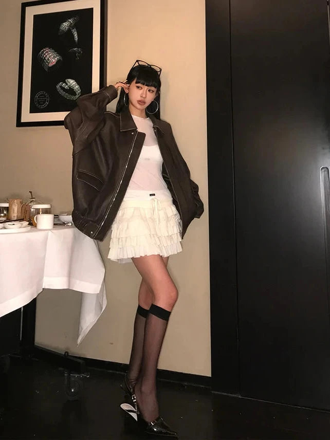 𝘽𝙧𝙤𝙬𝙣 𝙡𝙚𝙖𝙩𝙝𝙚𝙧 𝙟𝙖𝙘𝙠𝙚𝙩